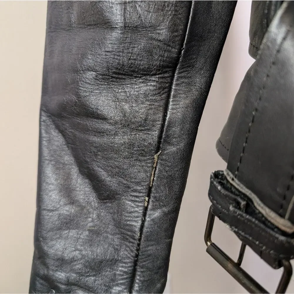 Vintage Force Leather Motorcycle Jacket - Picture 7 of 13